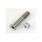 Steering Post Tube and Nut - 36 Twin