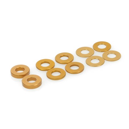 SPEED PACK Alloy Spacers M4x9mm 0.512mm (pk10)