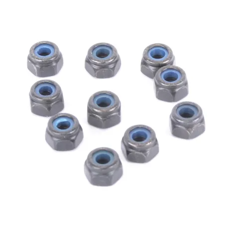 SPEED PACK - M3 Nyloc Nut Steel - Black (10pcs) 