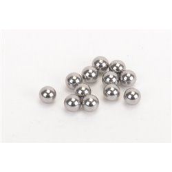 1/8" Chrome Steel Ball -At/Ecl - pk12