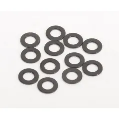 Black Alloy Washers 0.50mm (pk12)