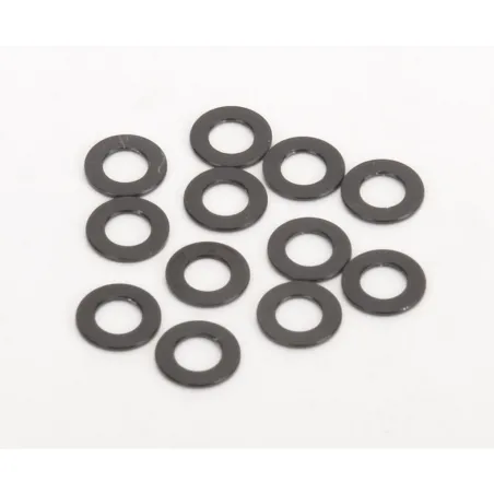 Black Alloy Washers 0.50mm (pk12)