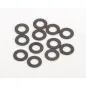 Black Alloy Washers 0.50mm (pk12)