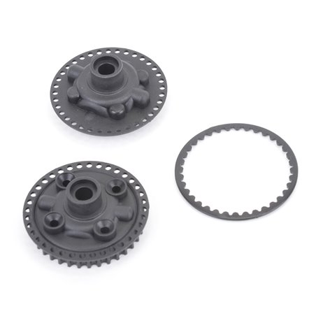 Gear Diff Pulley, Cover and Fence - Mi6/evo