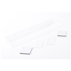 Touring Car Wing + 2 End Plates - Clear