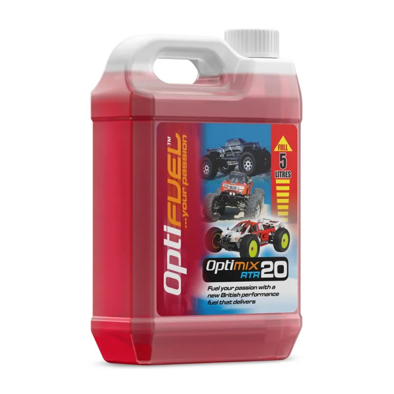 Opti Fuel OPTIMIX RTR 20% NITRO CAR FUEL 5 LITRES OP1006