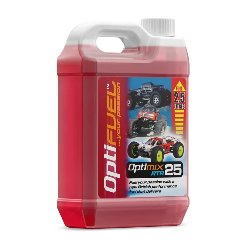 Opti Fuel OPTIMIX RTR 25% NITRO CAR FUEL 2.5 LITRES OP1008