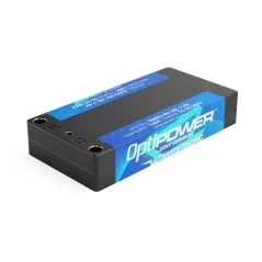 OPTIPOWER 3300MAH 2S SHORTY LIPO - 4MM BULLET