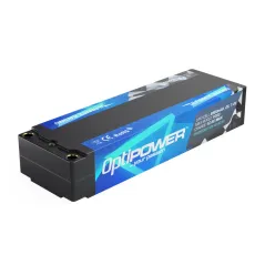 OPTIPOWER 8500MAH 2S STICK LIPO - 5MM BULLET 