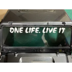 One Life Live It Sticker 115 x 11mm land rover