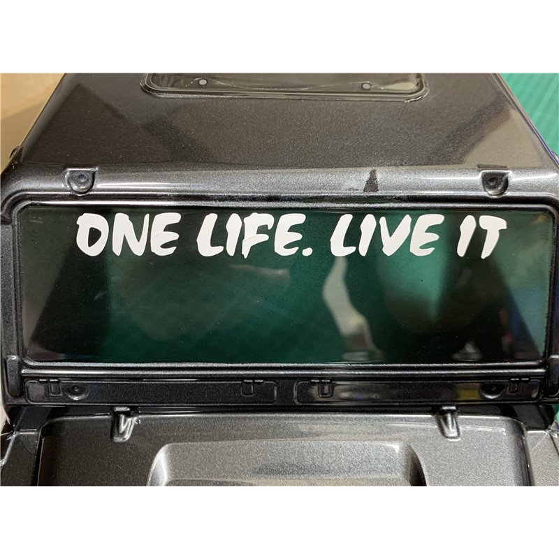 One Life Live It Sticker 115 x 11mm land rover