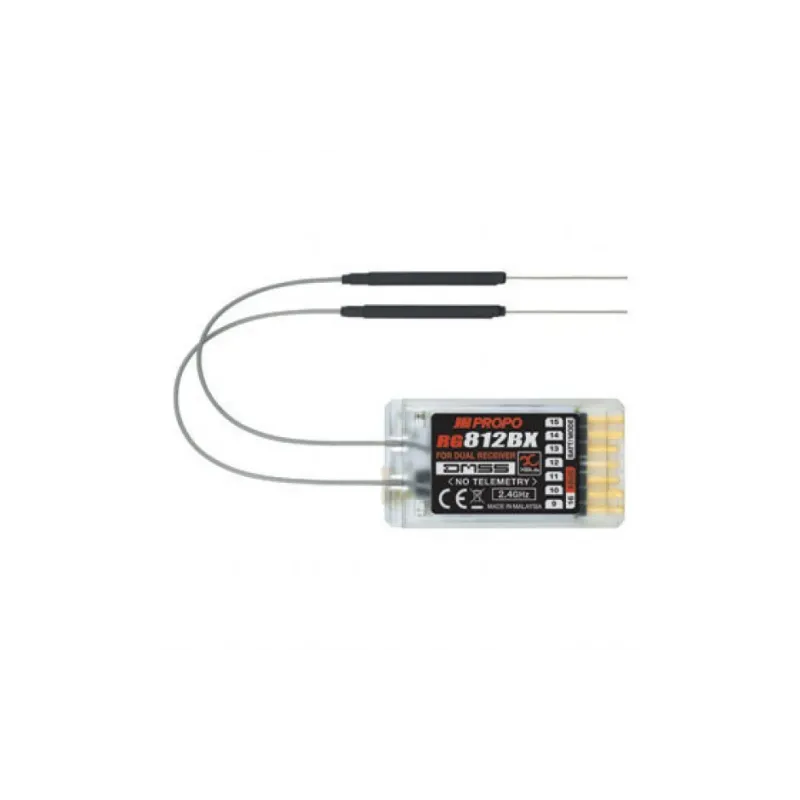 JR Propo RG812BX-B DMSS Extended Channel (9-16) Receiver