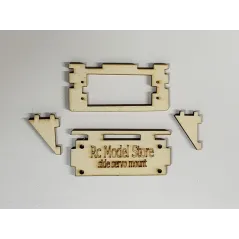 Standard Size Plywood Side Servo Mount