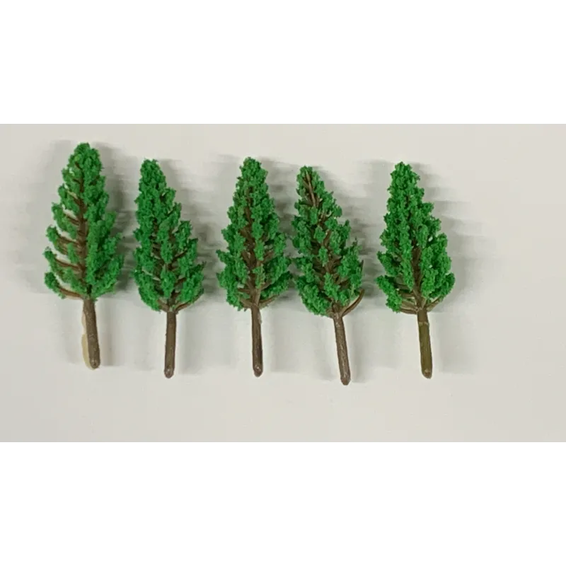 55mm scale poplar tree scenery pack of 5 