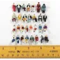 H/O Scale 1/87 mixed painted seated people 5 pack 