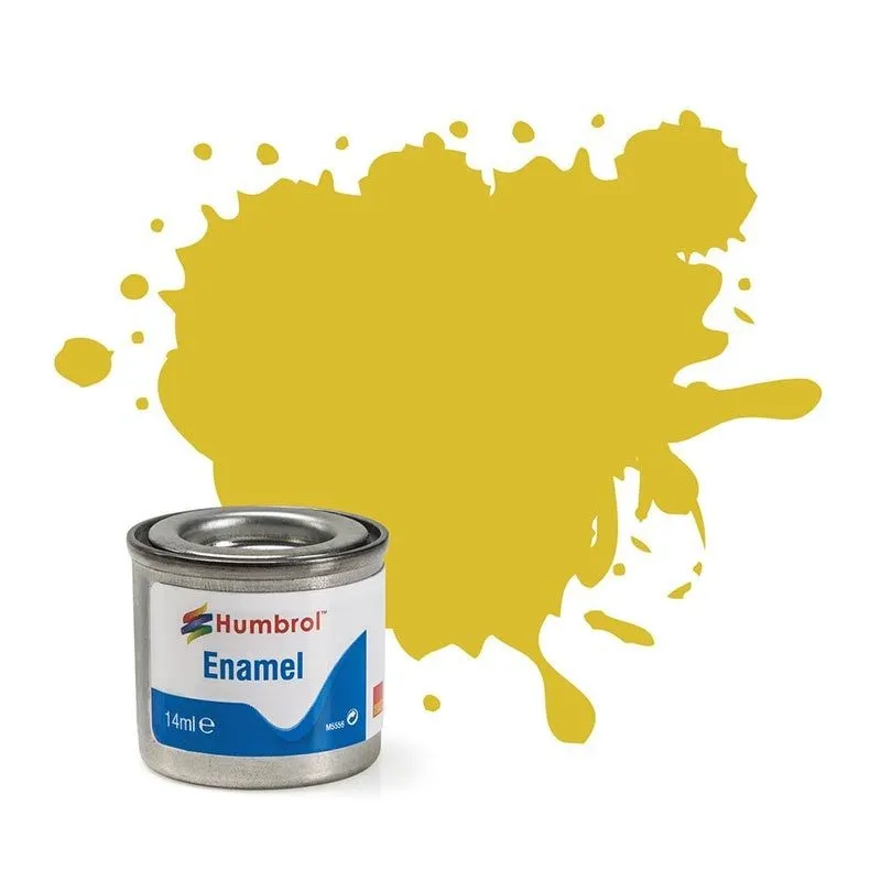 Humbrol No 81 Pale Yellow - Matt - Tinlet No 1 (14ml)