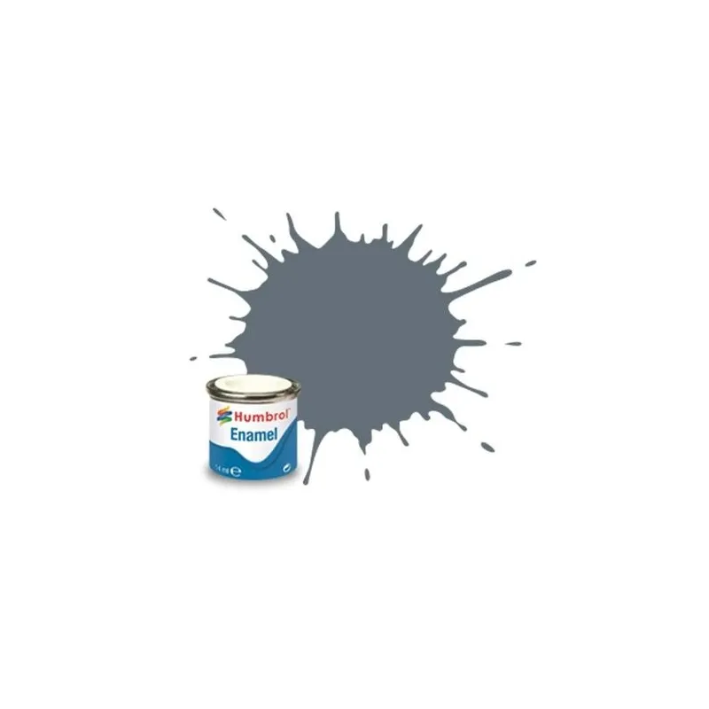 Humbrol No 123 Extra Dark Sea Grey - Satin - Tinlet No 1 (14ml)