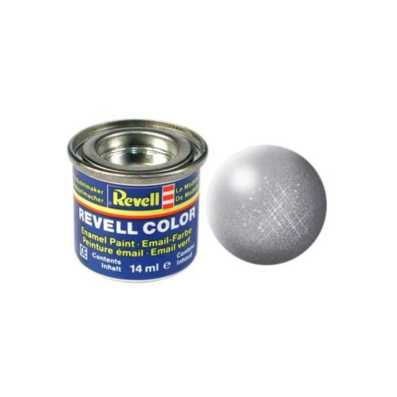 Revell 14ml Tinlets 91 Steel Metallic
