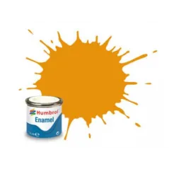 Humbrol No 154 Insignia Yellow - Matt - Tinlet No 1 (14ml)
