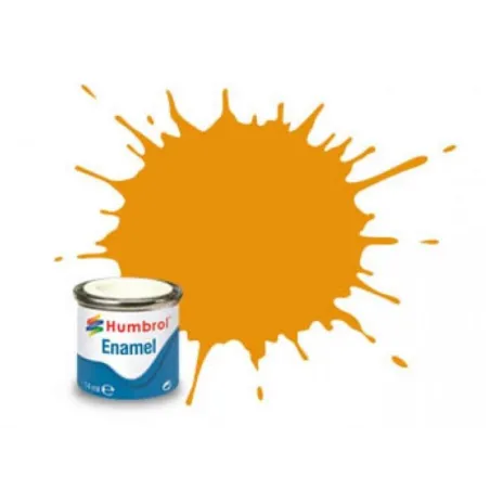 Humbrol No 154 Insignia Yellow - Matt - Tinlet No 1 (14ml)