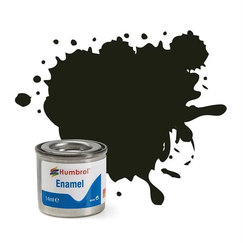Humbrol No 163 Dark Green - Satin - Tinlet No 1 (14ml)