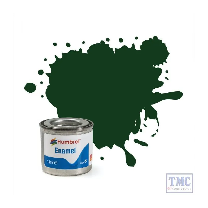 Humbrol No 3 Brunswick Green - Gloss - Tinlet No 1 (14ml)