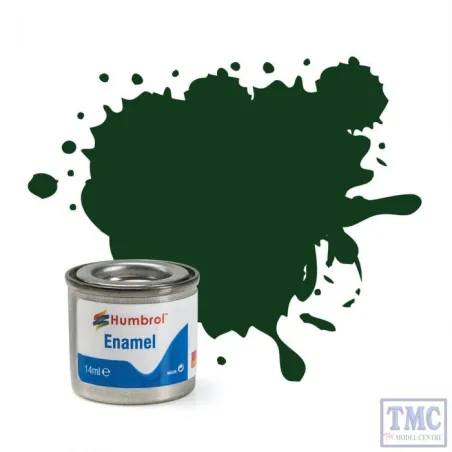 Humbrol No 3 Brunswick Green - Gloss - Tinlet No 1 (14ml)