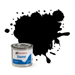 Humbrol No 33 Black - Matt - Tinlet No 1 (14ml)