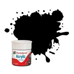 Humbrol Dirty Black RC401 Acrylic Rail Paint