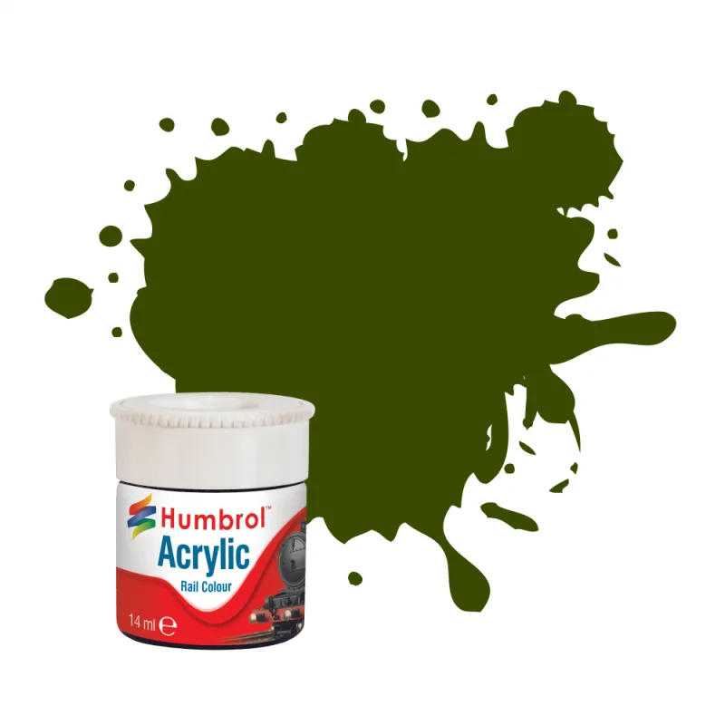 Humbrol Maunsell Green RC410 Acrylic Rail Paint