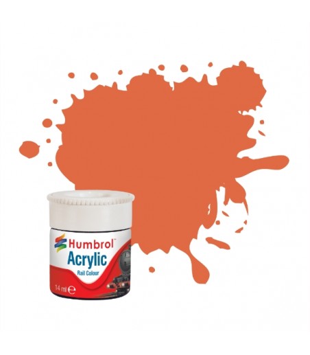 Humbrol Orange Lining RC420 Acrylic Rail Paint