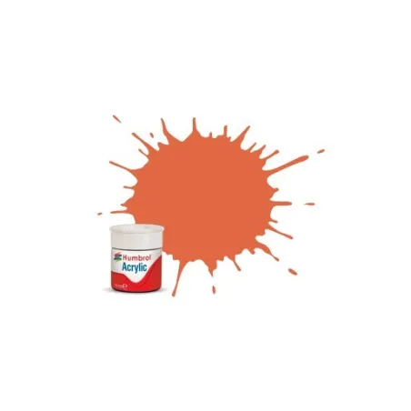 Humbrol Virgin Red RC421 Acrylic Rail Paint