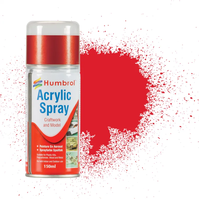 Humbrol No 19 Red - Modellers Spray 150 ML
