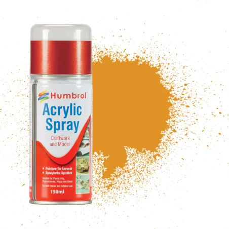 Humbrol No 54 Brass - Modellers Spray 150 ML