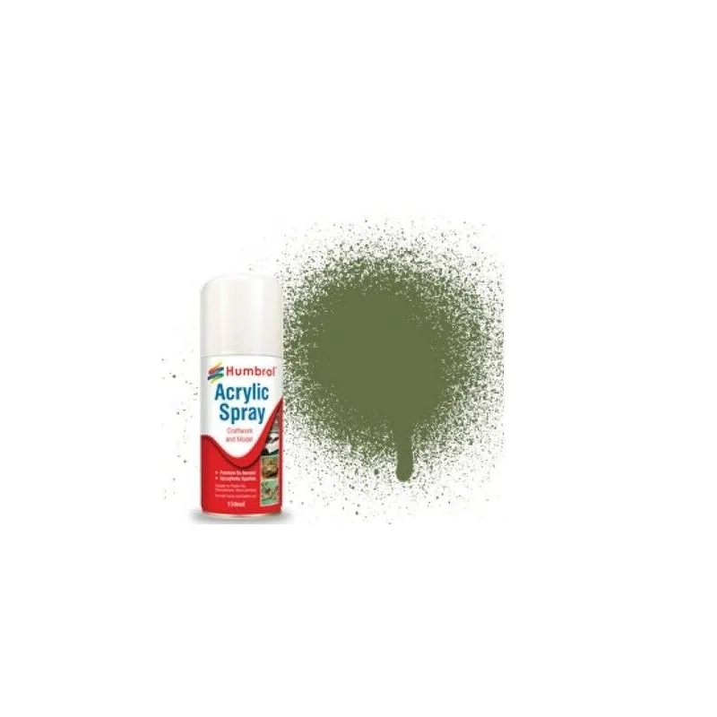 Humbrol No 80 Grass Green - Modellers Spray 150 ML