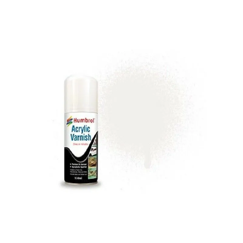 Humbrol Acrylic No 135 Satin Varnish - Modellers Spray 150 ML