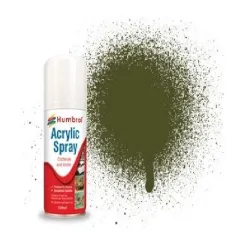 Humbrol No 155 Olive Drab Matt Modellers Spray 150 ML 