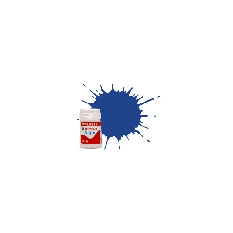 Humbrol No 25 Blue - Matt -12ml Acrylic