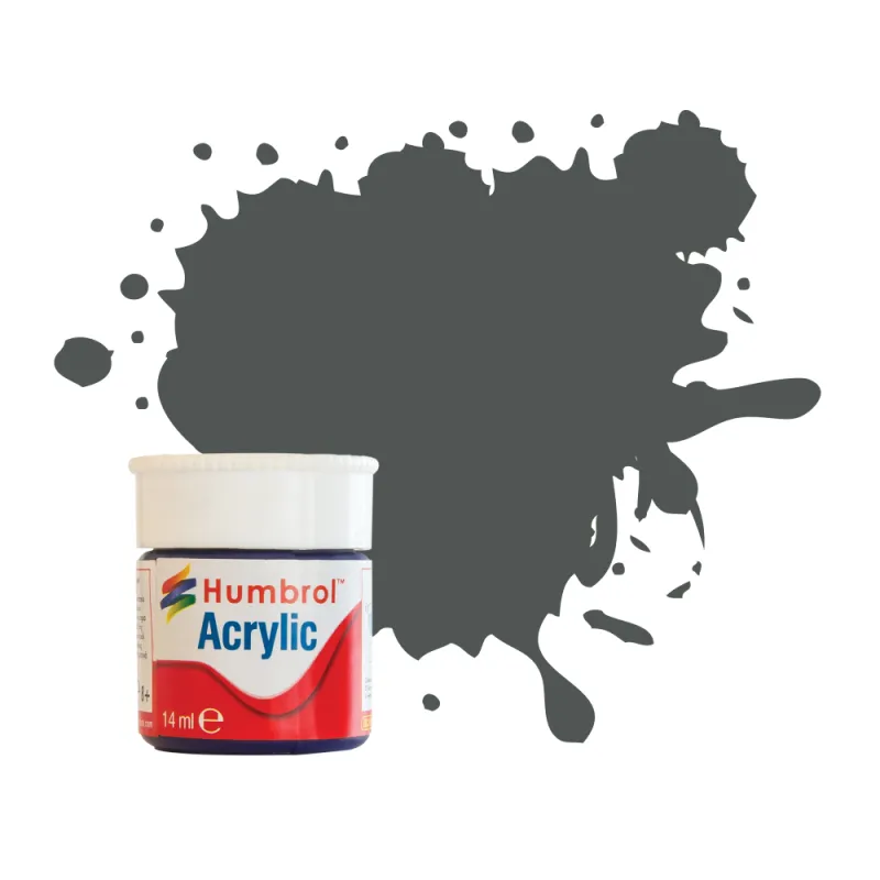 Humbrol No 27 Sea Grey - Matt -12ml Acrylic