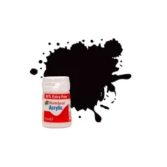 Humbrol No 85 Coal Black - Satin -12ml Acrylic