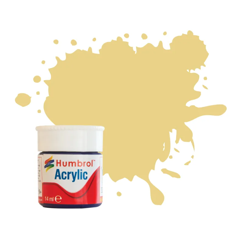 Humbrol No 103 Cream - Matt -12ml Acrylic Humbrol No 103 Cream - Matt -12ml Acrylic