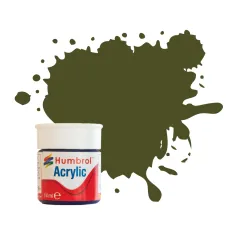 Humbrol No 155 Matt Olive Drab - Matt - 12ml Acrylic 