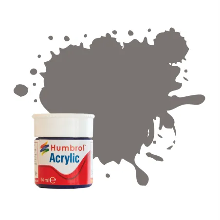 156 Dark Camouflage Grey Satin - 14ml Acrylic Pain