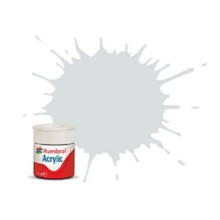 196 Light Grey Satin - 12ml Acrylic