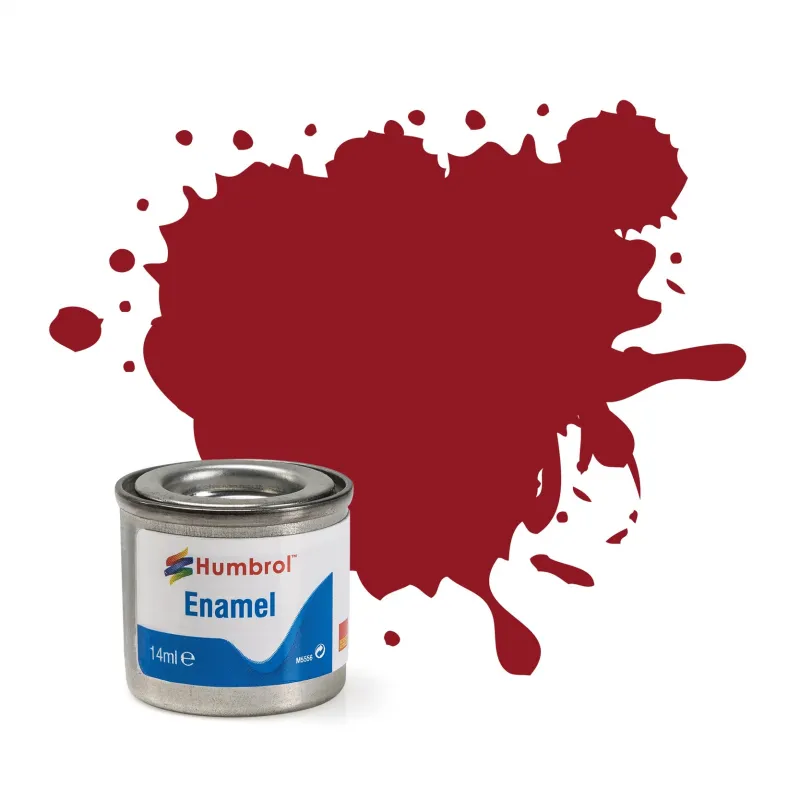 Humbrol 20 Enamel Paint 50ml Gloss Crimson Humbrol 20 Enamel Paint 50ml Gloss Crimson
