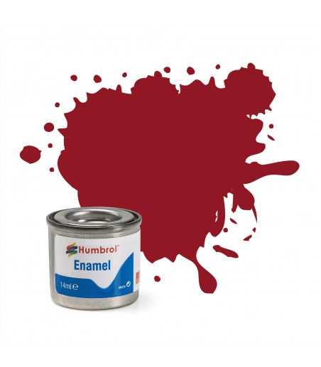 Humbrol 20 Enamel Paint 50ml Gloss Crimson