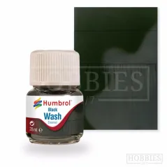 Humbrol 28ml Enamel Wash - Black