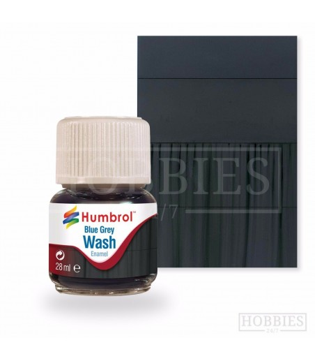 Humbrol 28ml Enamel Wash - Blue Grey