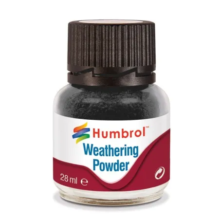 Humbrol Weathering Powder 28ml - Black 