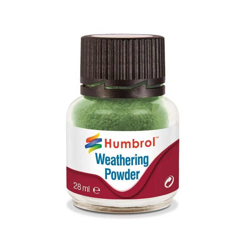 humbrol Weathering Powder 28ml - Chrome Oxide humbrol Weathering Powder 28ml - Chrome Oxide